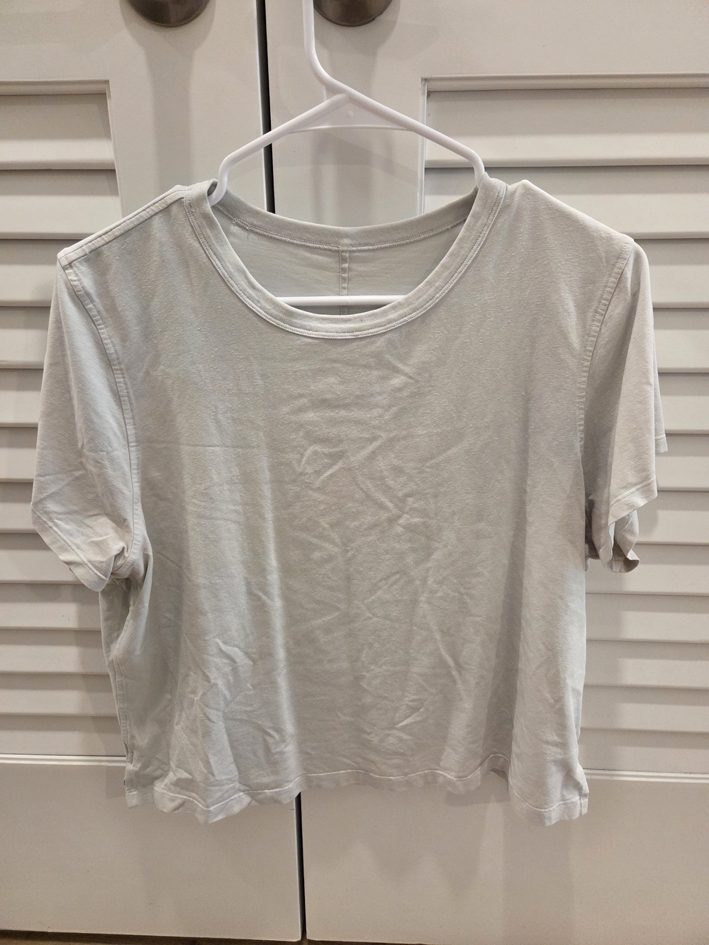 lululemon athletica Short Sleeve Crew Tee in Off White